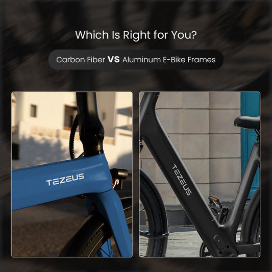 Carbon Fiber vs Aluminum E-Bike Frames: Which Is Right for You?